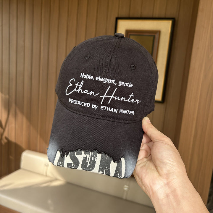 Herre Casual Vintage Brodert Caps Skanto