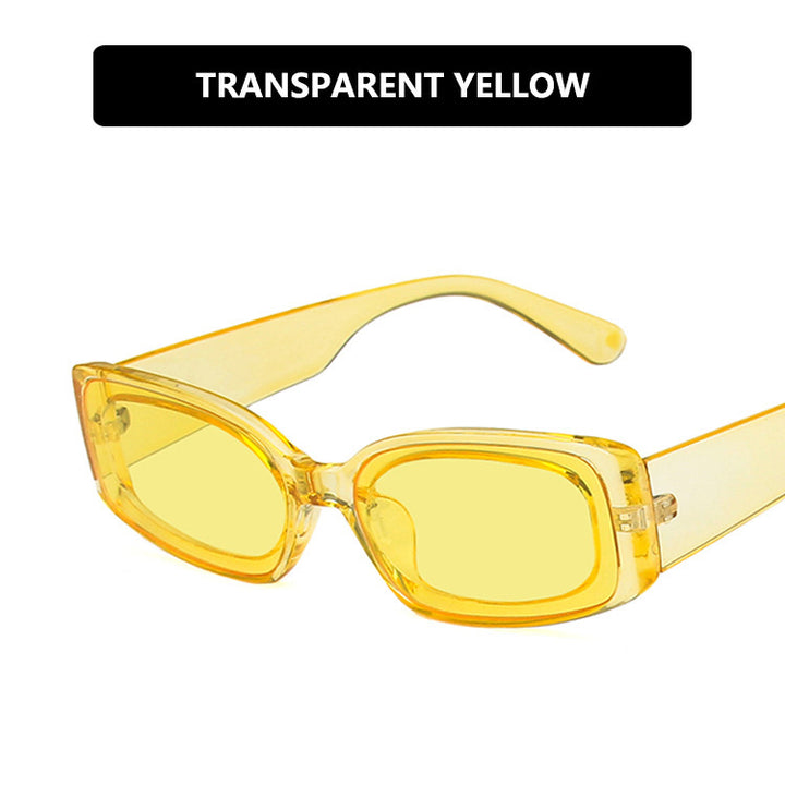 Women's fashionable sunglasses with advantageous UV protection and transparent frame Skanto