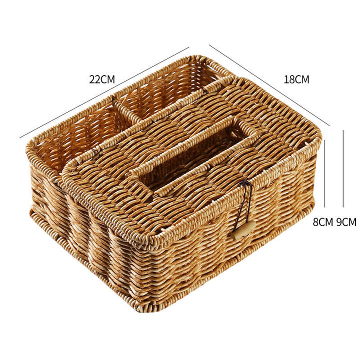 Håndvevd Multi-Compartment Oppbevaringskurv Skanto