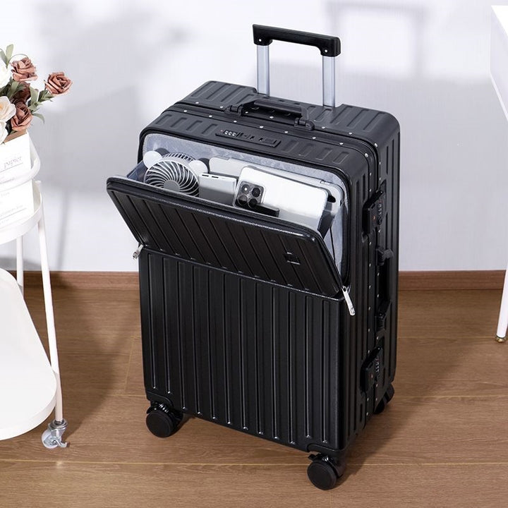 Trolley Koffert Med Innovativ Oppbevaringsplass Og Innebygd Sikkerhetssystem Skanto