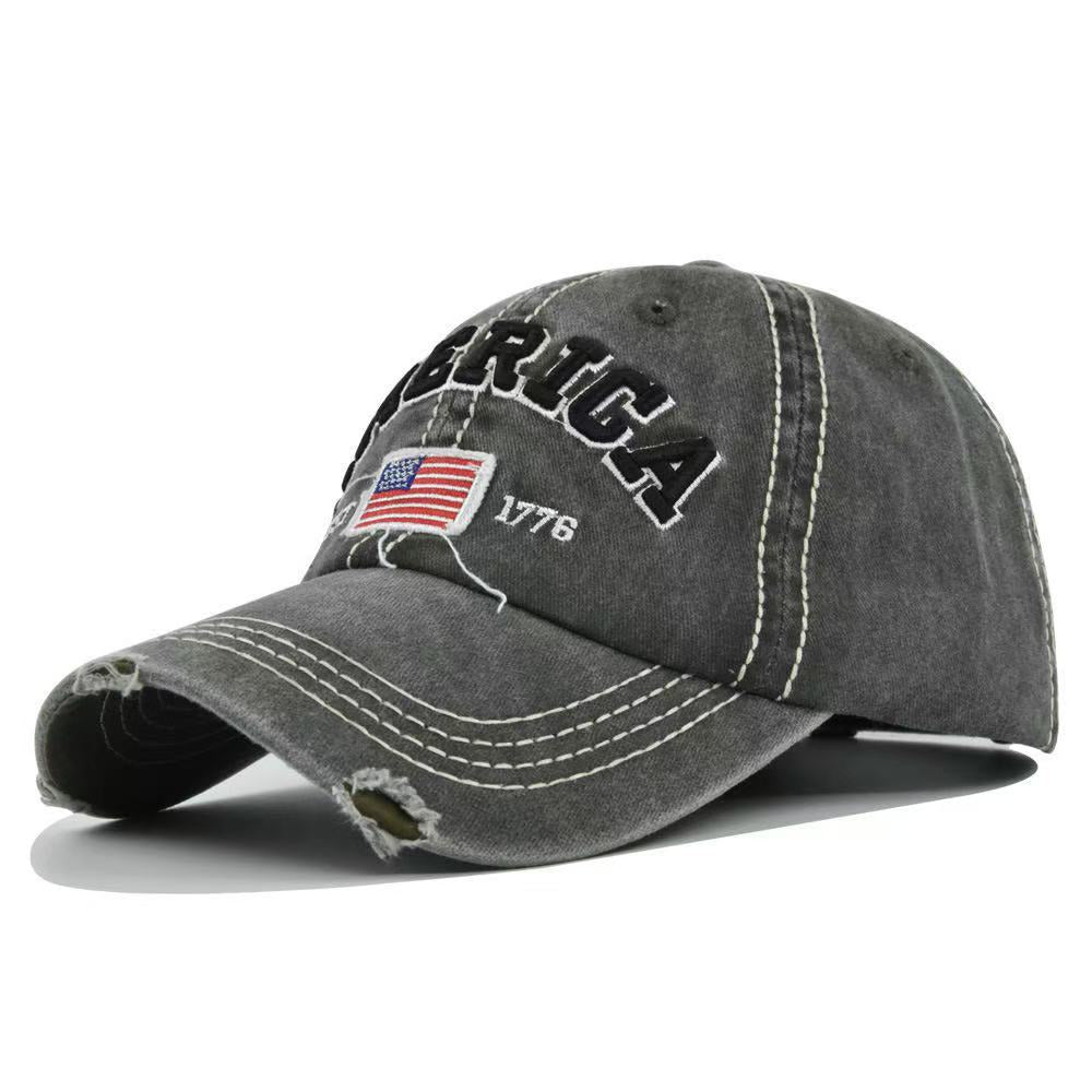 Unisex vintage-inspirert slitt baseball cap Skanto