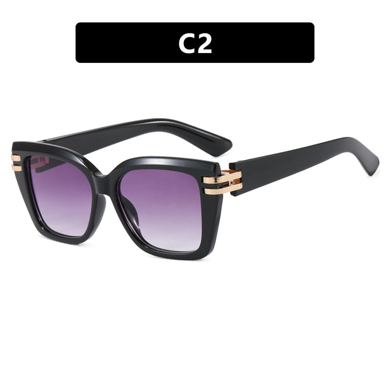 Women's stylish oversized sunglasses with luxurious details Skanto