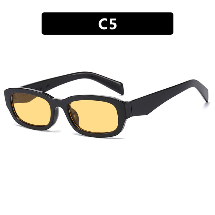 Women's fashionable sunglasses with stylish rectangular frame Skanto