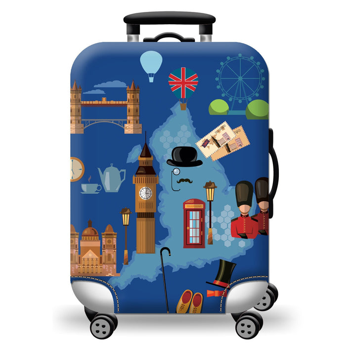 Hard Shell Bagasje med Jord Design Skanto