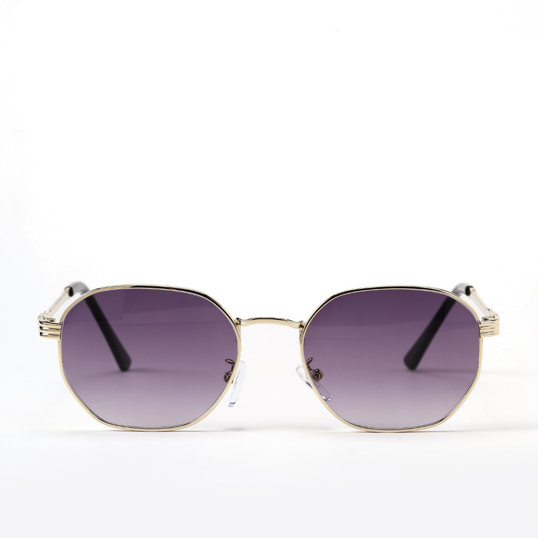 Dame moterik solbrille med ramme i høy kvalitet av metall og elegante linser Skanto