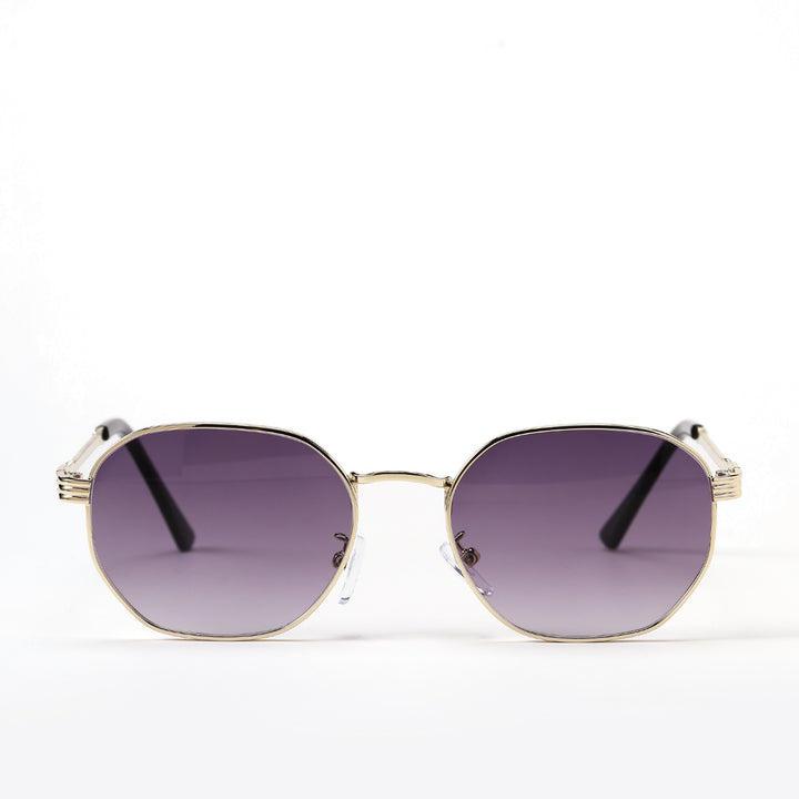 Dame moterik solbrille med ramme i høy kvalitet av metall og elegante linser Skanto