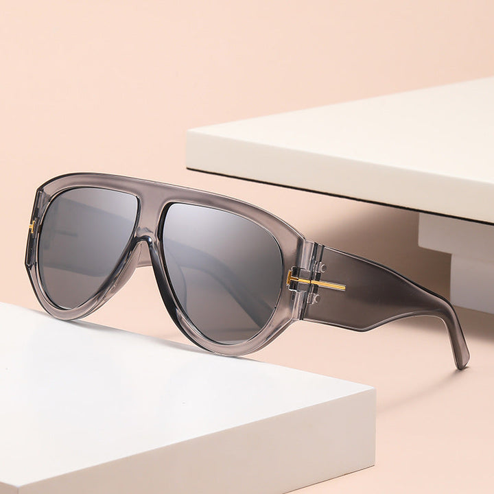 Oversized UV400 Aviator Solbriller Skanto