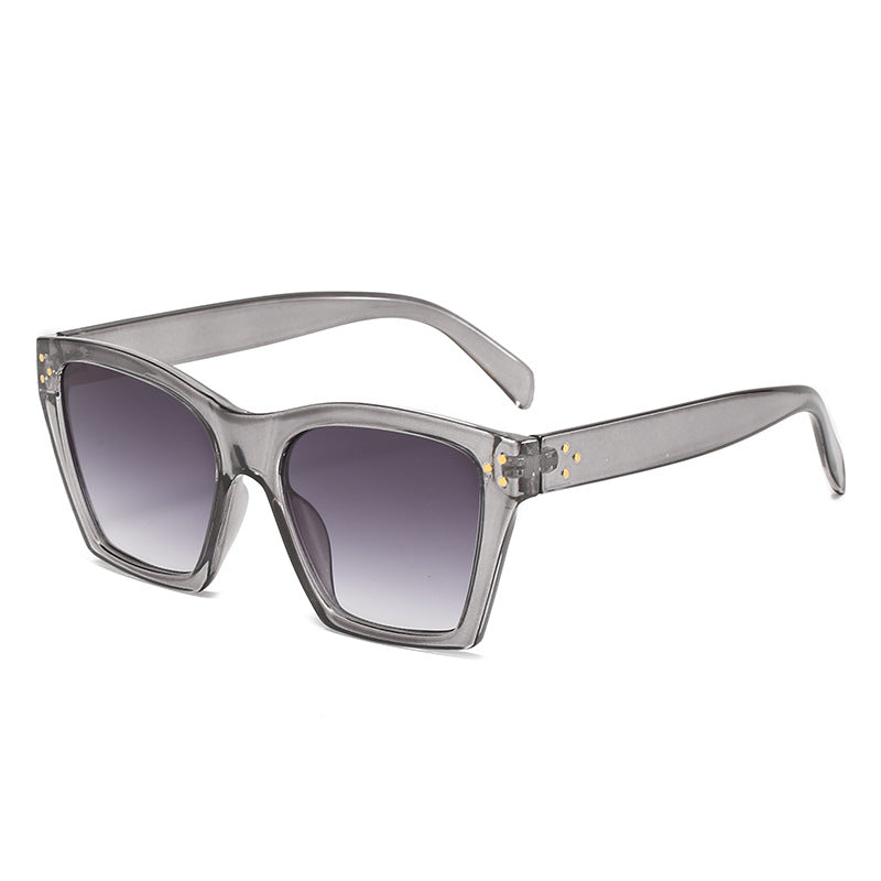 Dame stor moteriktig solbrille Skanto
