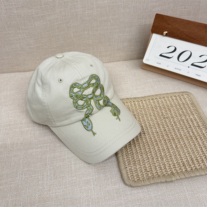 Damebroidered grafisk baseball caps Skanto