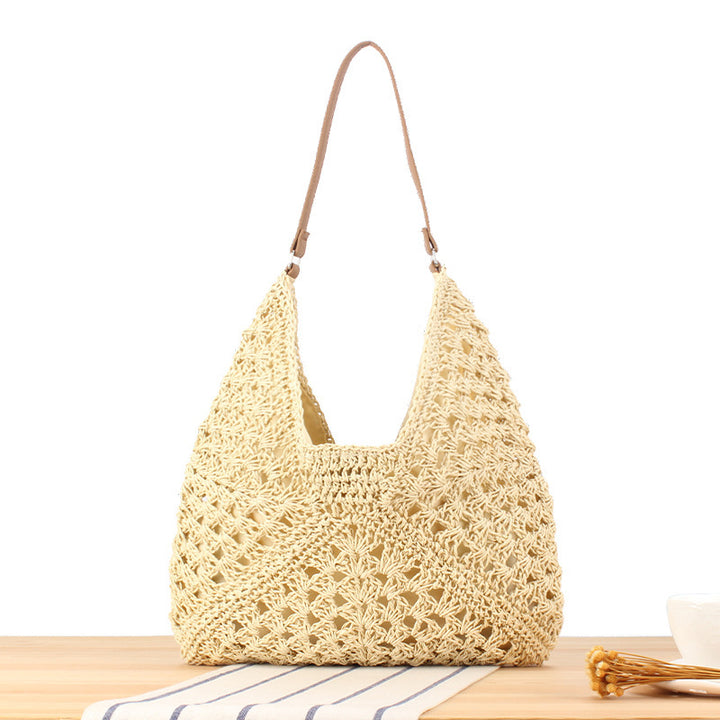 Makramee Crossbody Bag I Det Elegante Heklede Design Skanto