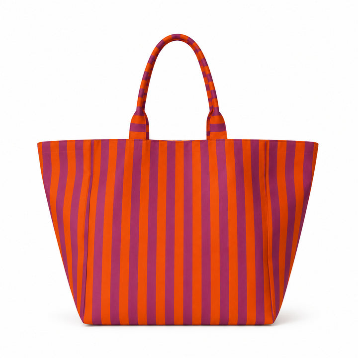 Strandbag med bredder, vannavvisende striper Skanto