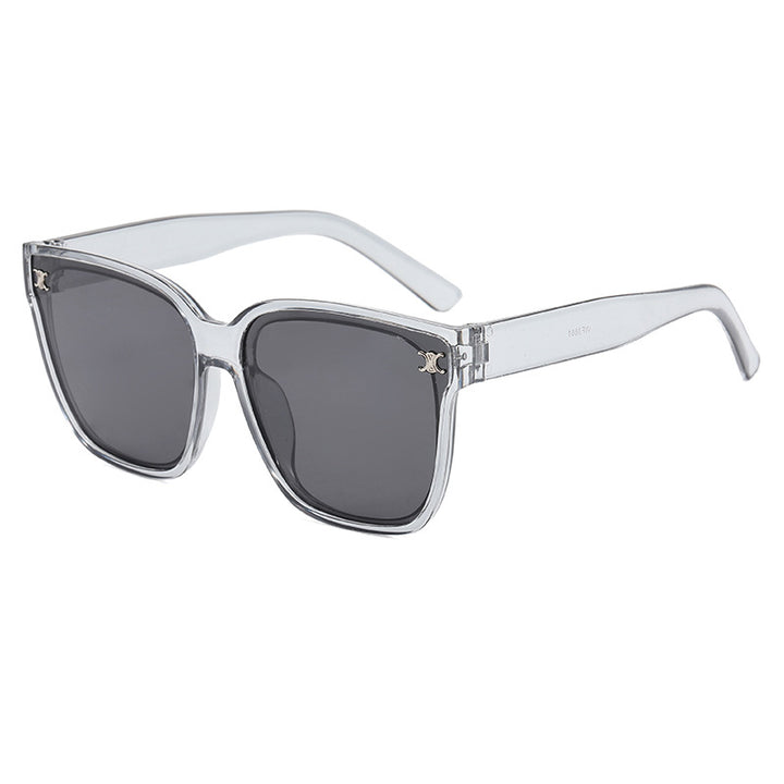 Dame moteriktig oversized solbrille med rhombiske glass Skanto