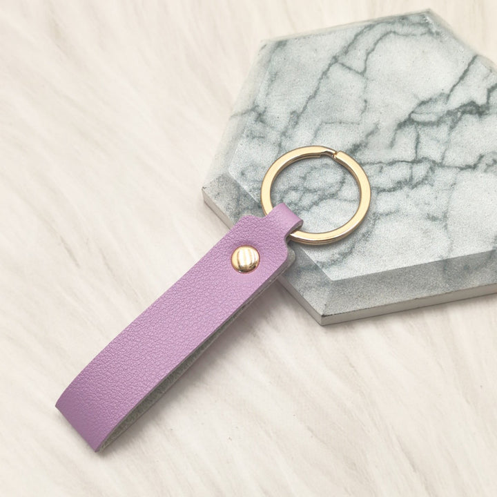 Unisex nøkkelring med elegant kunstskinndesign Skanto
