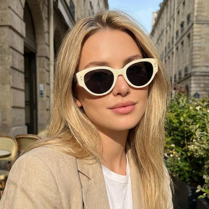 Dame Motetisk Solbrille i Retro-stil Skanto