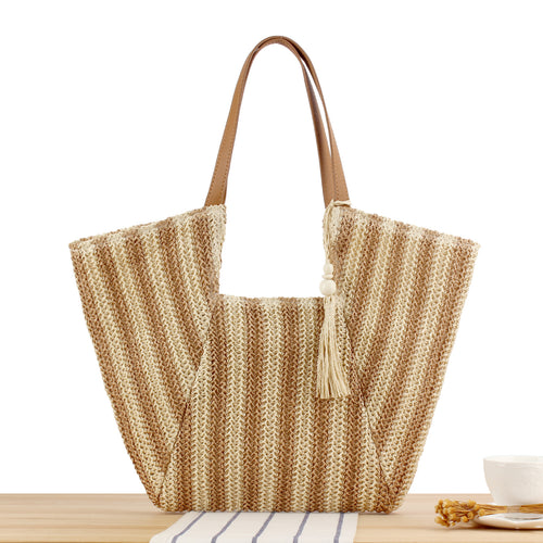 Modern market crossover bag with elegant fringe Skanto