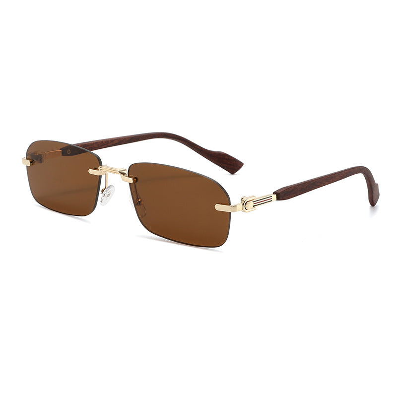 Men's Sleek Geometric Frame Sunglasses Skanto