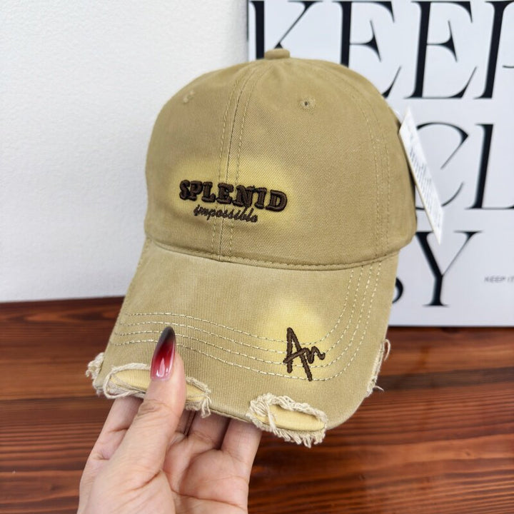 Kvinne Slitt Grafisk Baseball Caps Skanto
