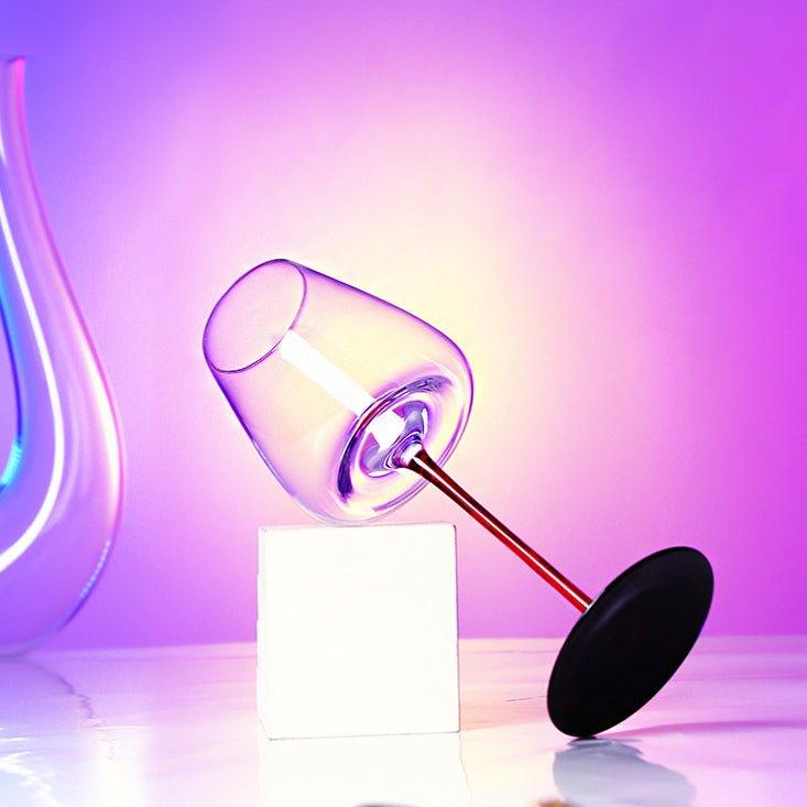 Krystallglass Rød Stilk Burgunder Glass | Skanto