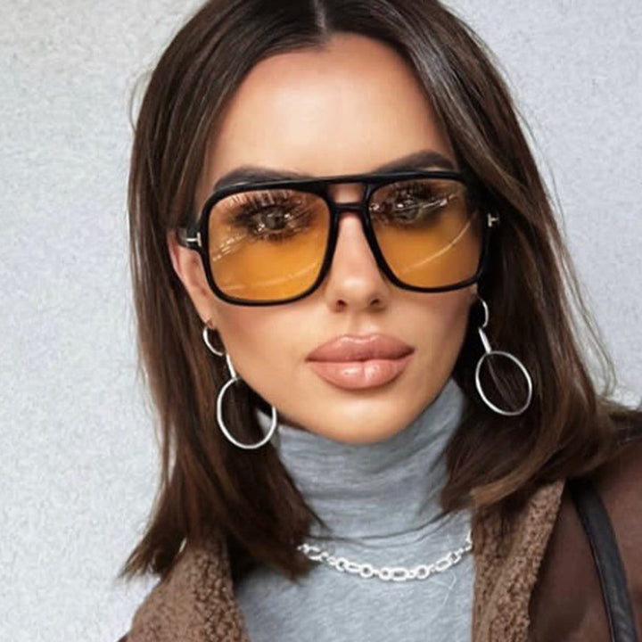 Women's sunglasses in a striking, angular design with UV protection Skanto