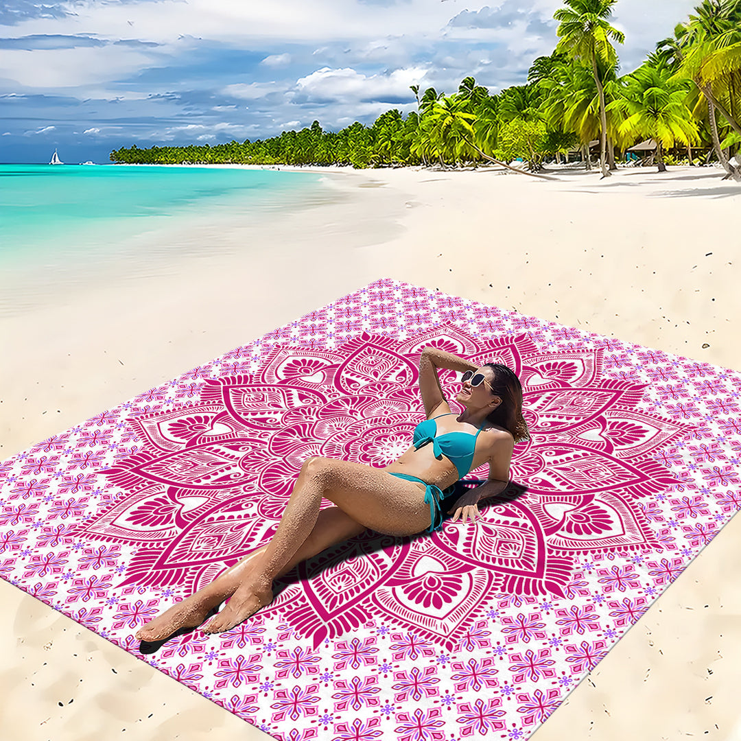 Mandala Design Strandmat Skanto