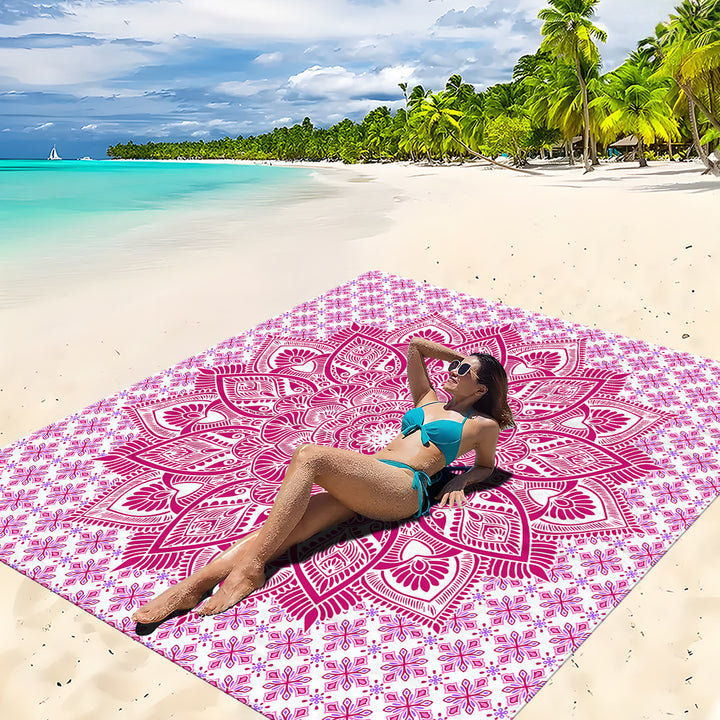 Mandala Design Strandmat Skanto