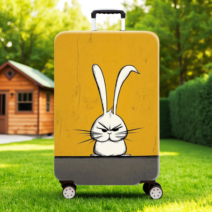 Cartoon Bull Design Hard Shell Suitcase Skanto
