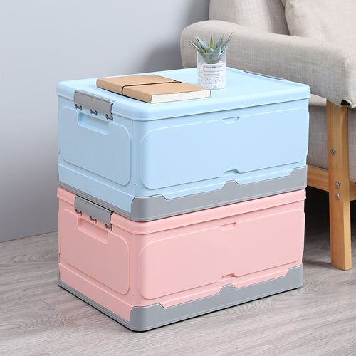 Women's Multifunctional Storage Box with Foldable Lid Skanto