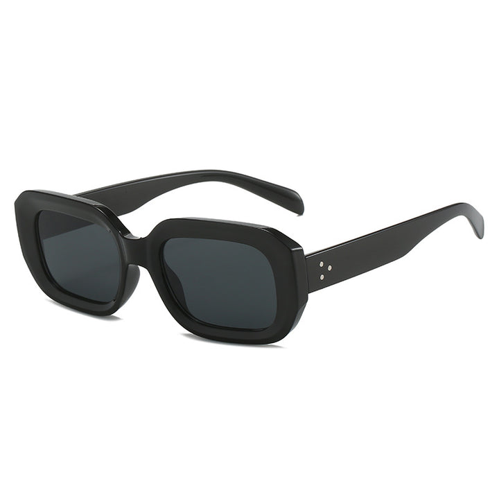 Dame oversized firkantet solbrille med trendy design Skanto