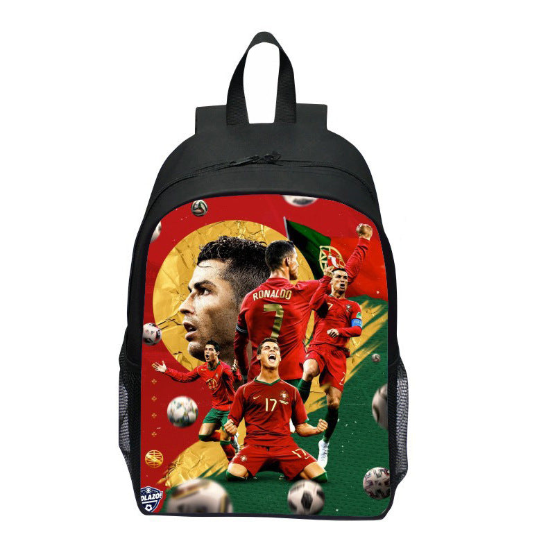 Ryggsekk med iøynefallende sportmotiv Skanto