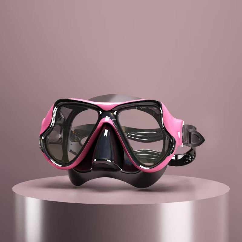 Tauchmaske med ergonomisk design og et fleksibelt snorkel Skanto