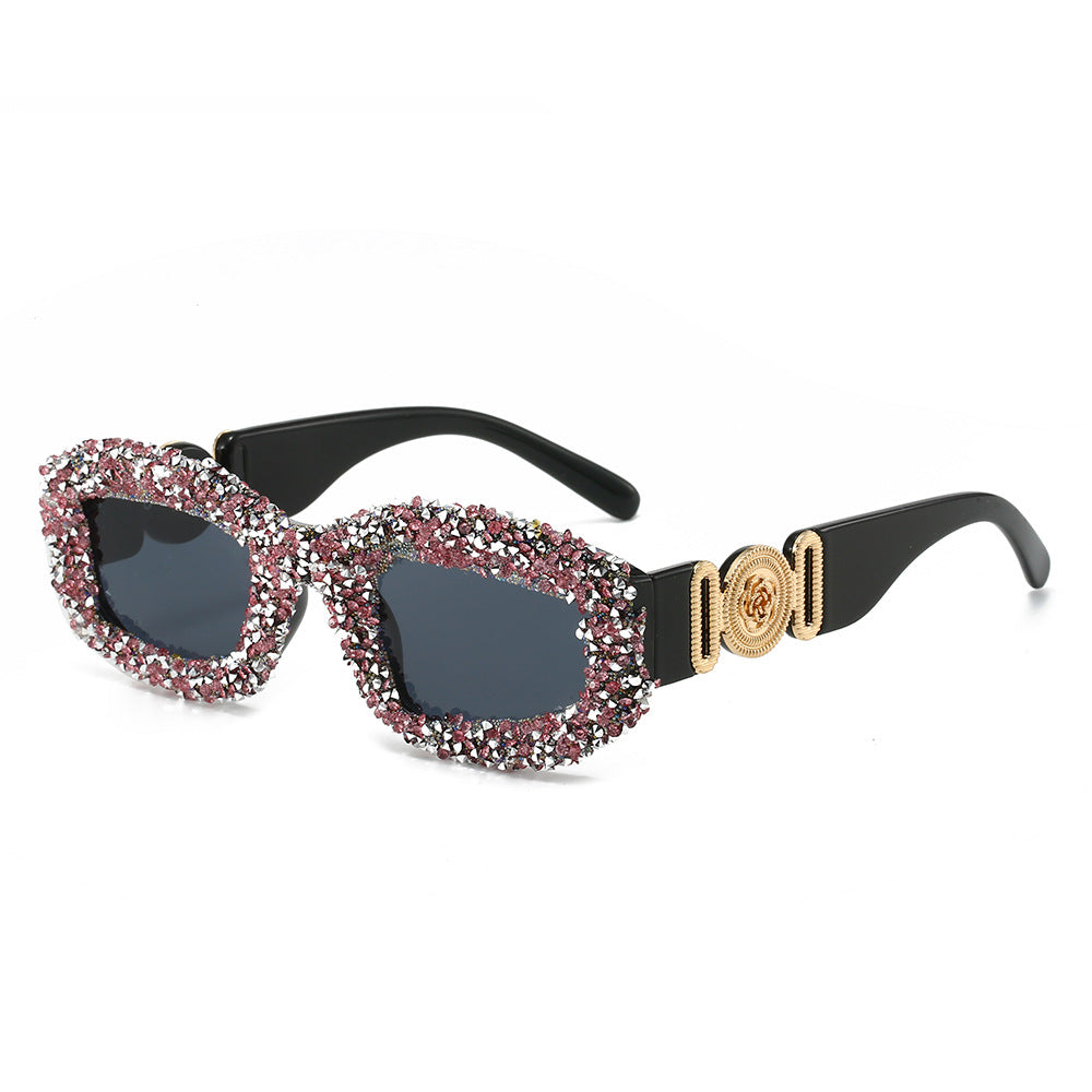 Dame Krystallprydet Solbrille Skanto