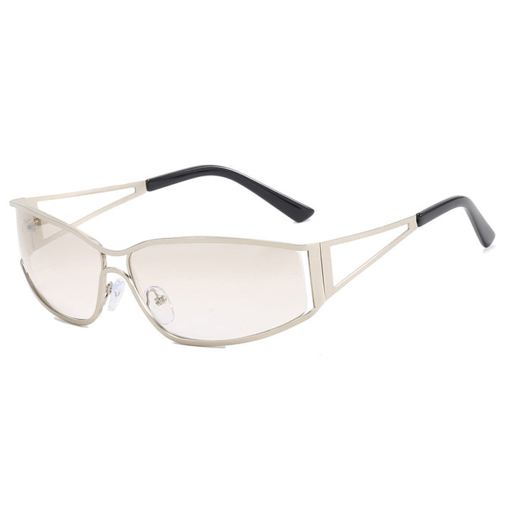 Damer sporty solbrille i futuristisk stil Skanto