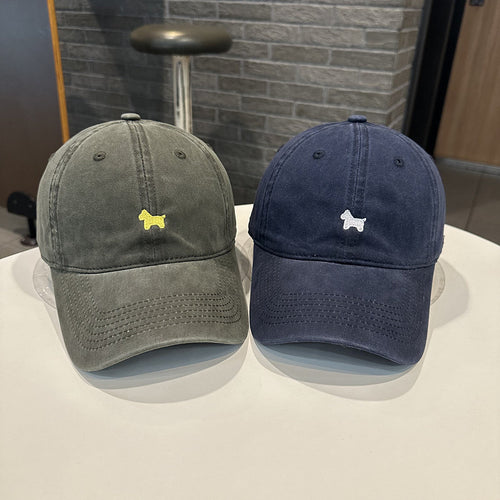 Herre Casual Brodert Bomullcaps Skanto