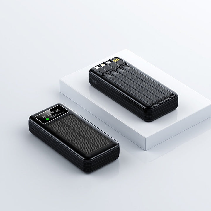 Solar Powerbank med digital energivisning Skanto