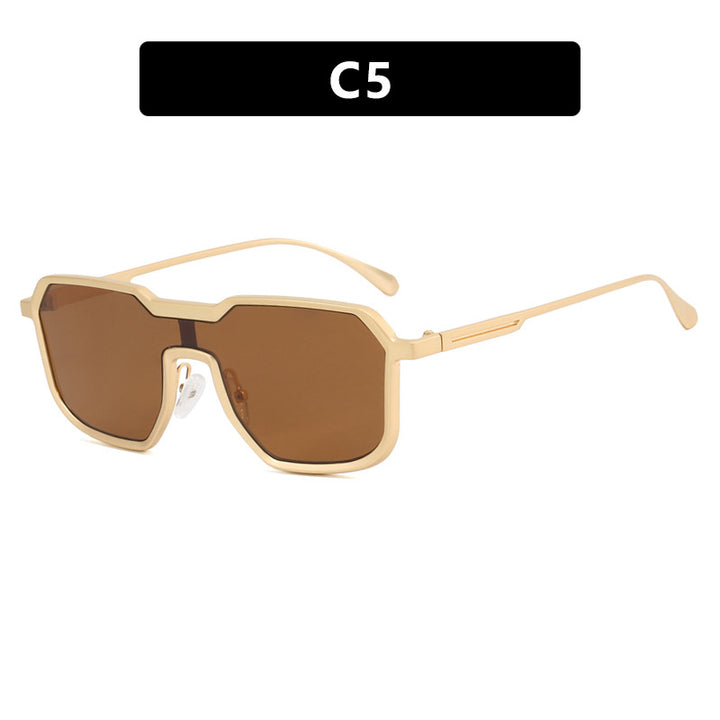 Women's extravagant geometric sunglasses with protective UV filter Skanto