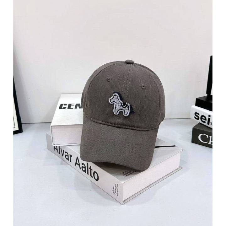 Kvinne Playful Brodert Pony Baseball Caps Skanto
