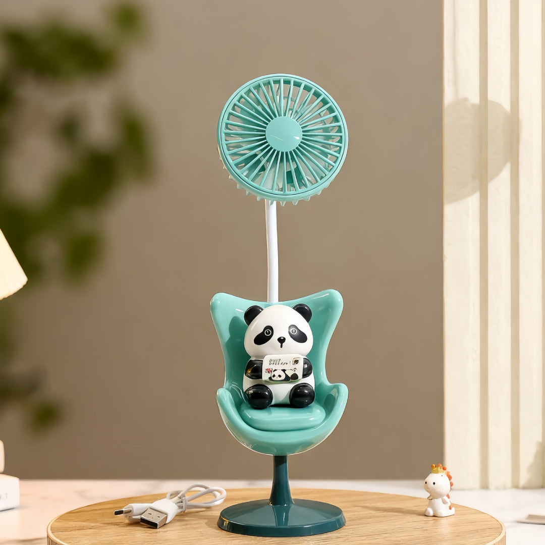 Dame USB vifte i søtt pandadesign Skanto
