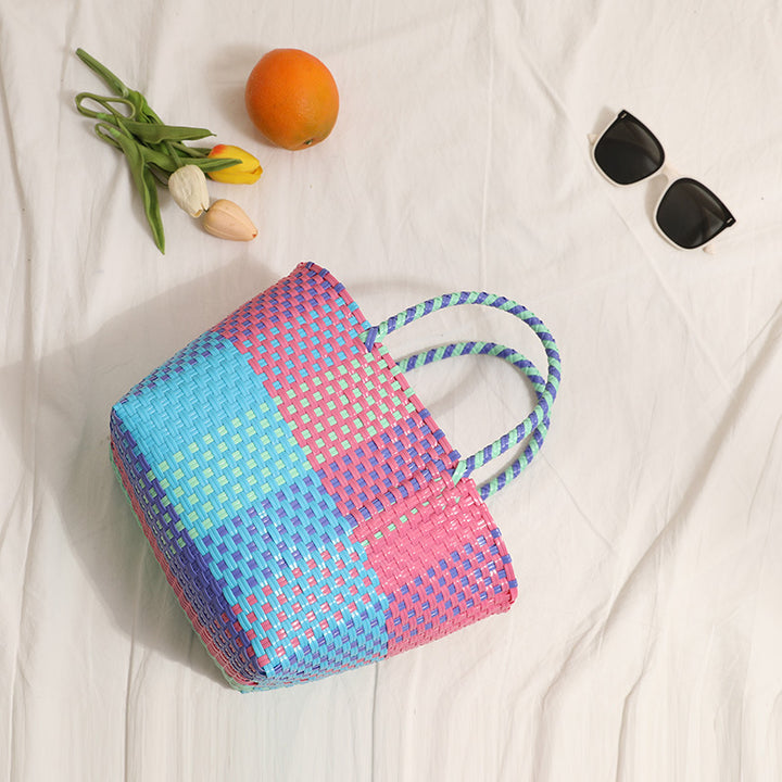Braided Handbag and Beach Bag Skanto