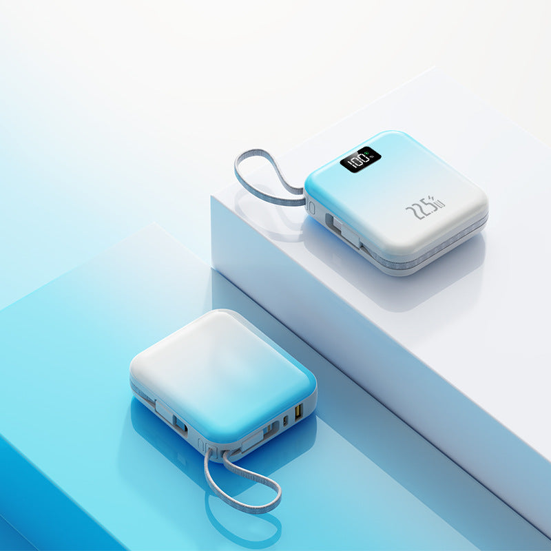Bærbar powerbank med digital skjerm Skanto