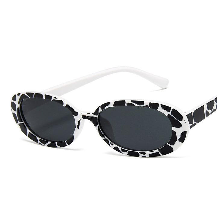 Dame moteriske Cat-Eye solbriller med UV-beskyttelse og robust ramme Skanto