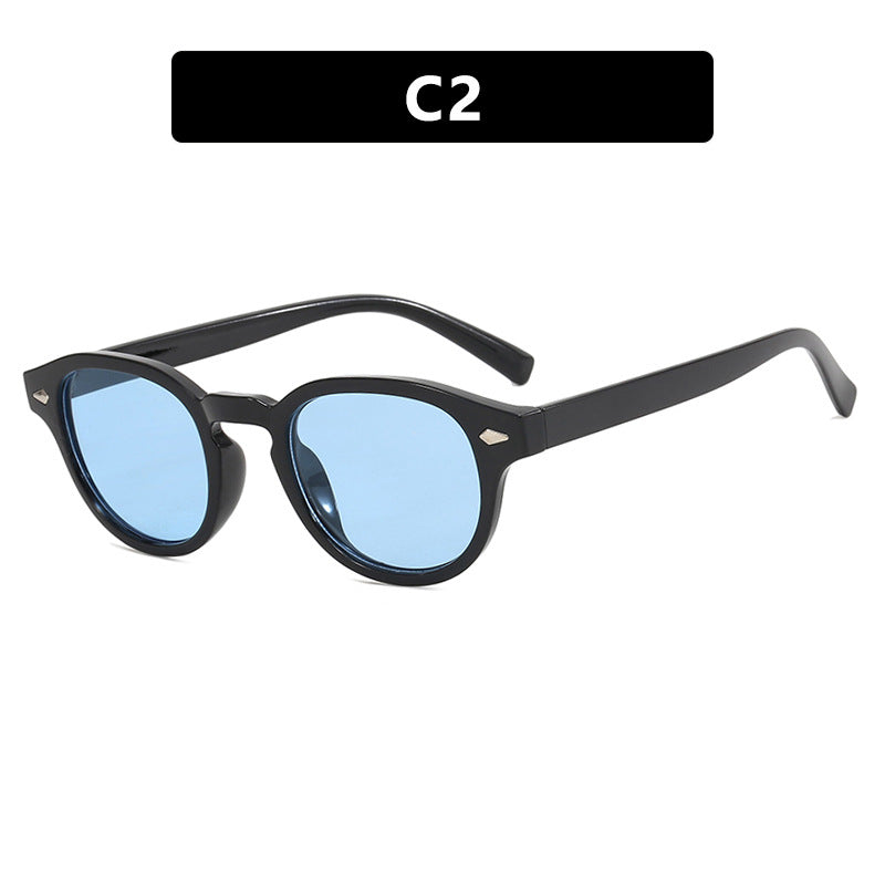 Women's round sunglasses with elegant design and UV protection Skanto