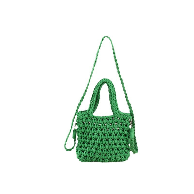 Håndlaget Makramee Crossbody Bag Skanto