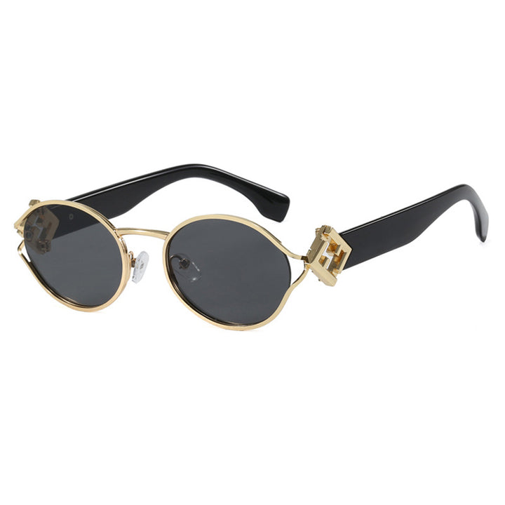 Women's fashion sunglasses with elegant metal frame and UV protection Skanto