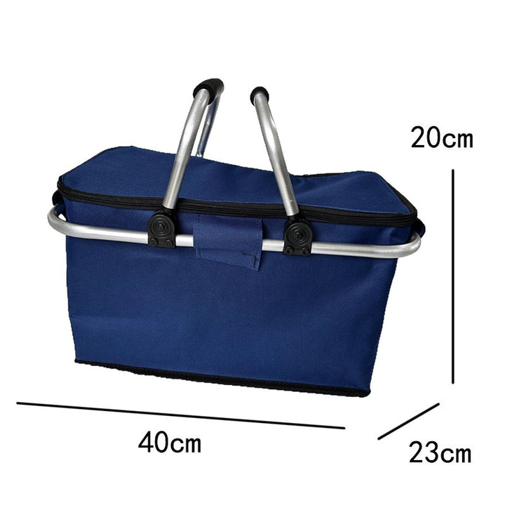 Kjølebag med robust aluminiumsramme og isolerende innvendig fôr Skanto