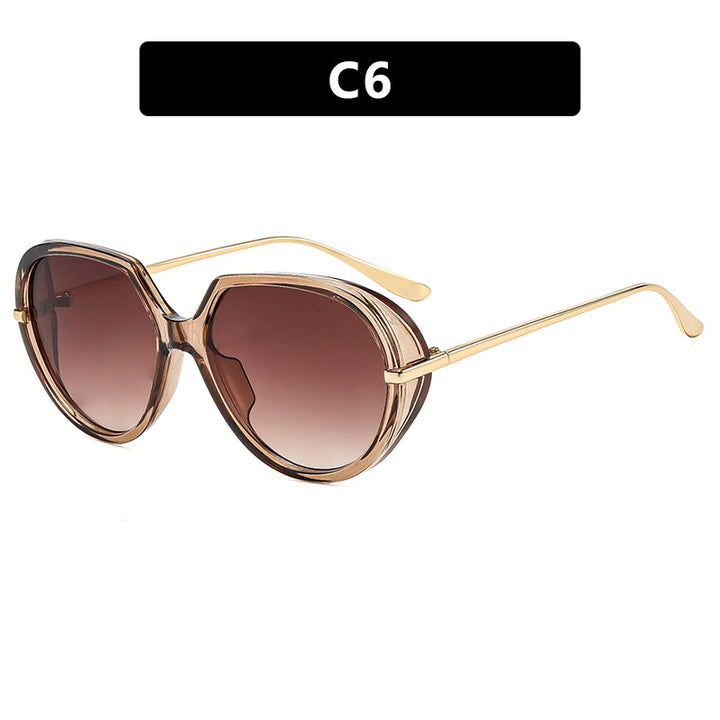 Women's Cat-Eye Sunglasses with Glare-Free UV Protection and Luxurious Metal Frame Skanto