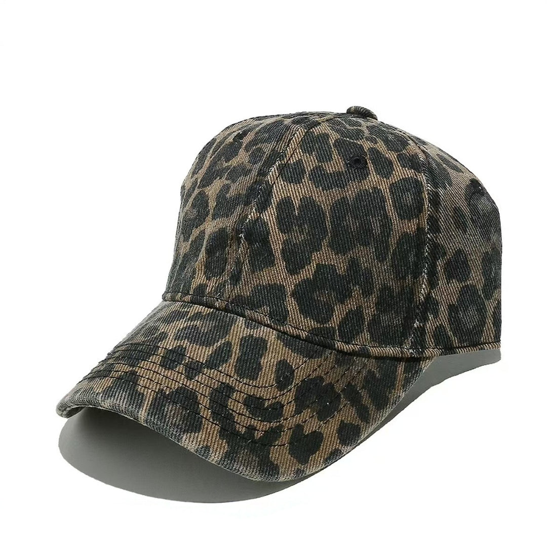 Kvinnenes stilige dyreprint baseball cap Skanto