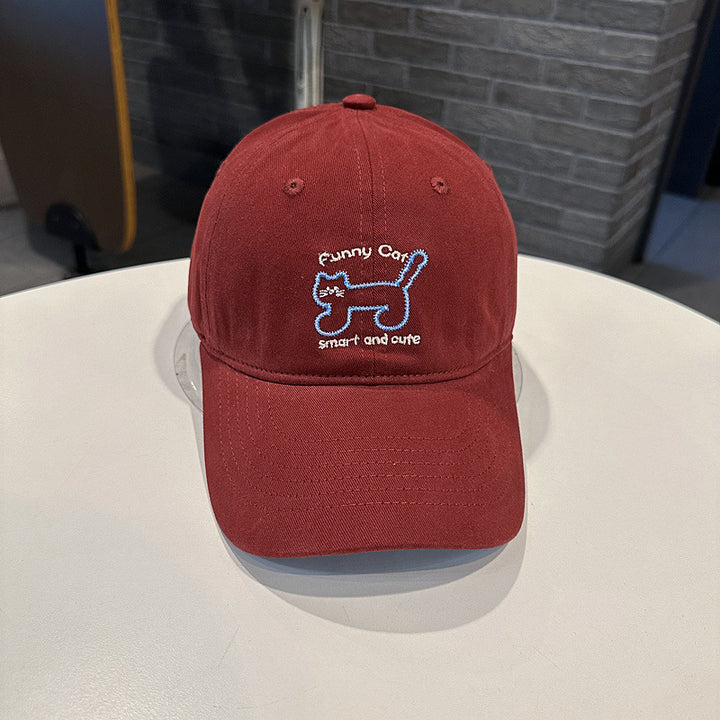 Kvinnenes Lekne Kattemotiverte Baseballcap Skanto
