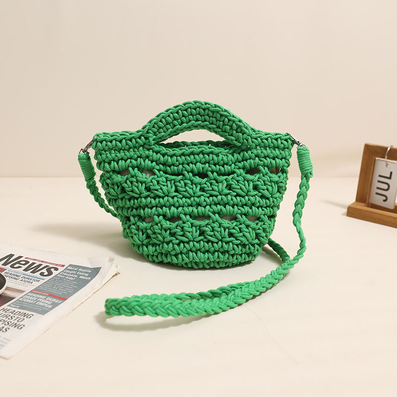 Handmade macrame shoulder bag with unique design Skanto