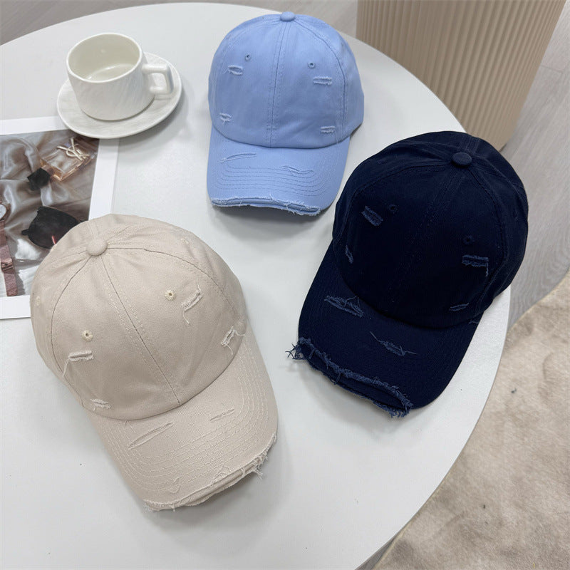 Herre Slitt Vintage-Stil Baseball Caps Skanto