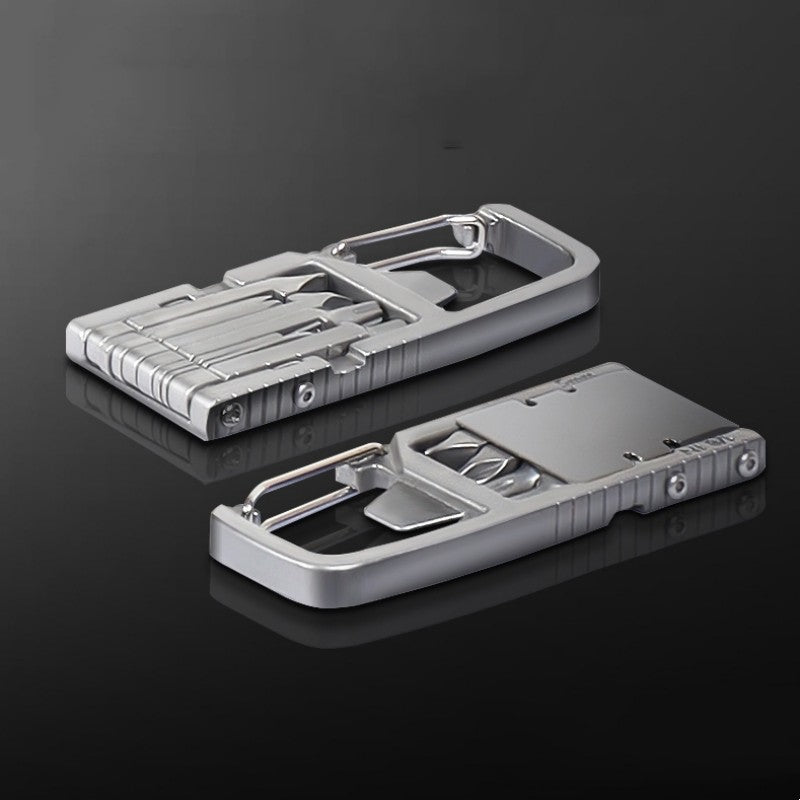 Norvo | Multifunksjonell Kompakt Rustfritt Stål Nøkkelring Krok